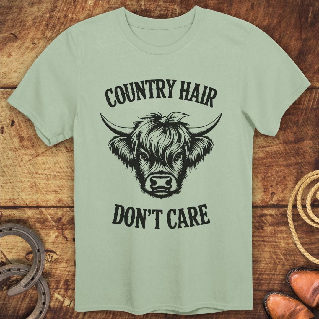Country Hair Don't Care T-Shirt