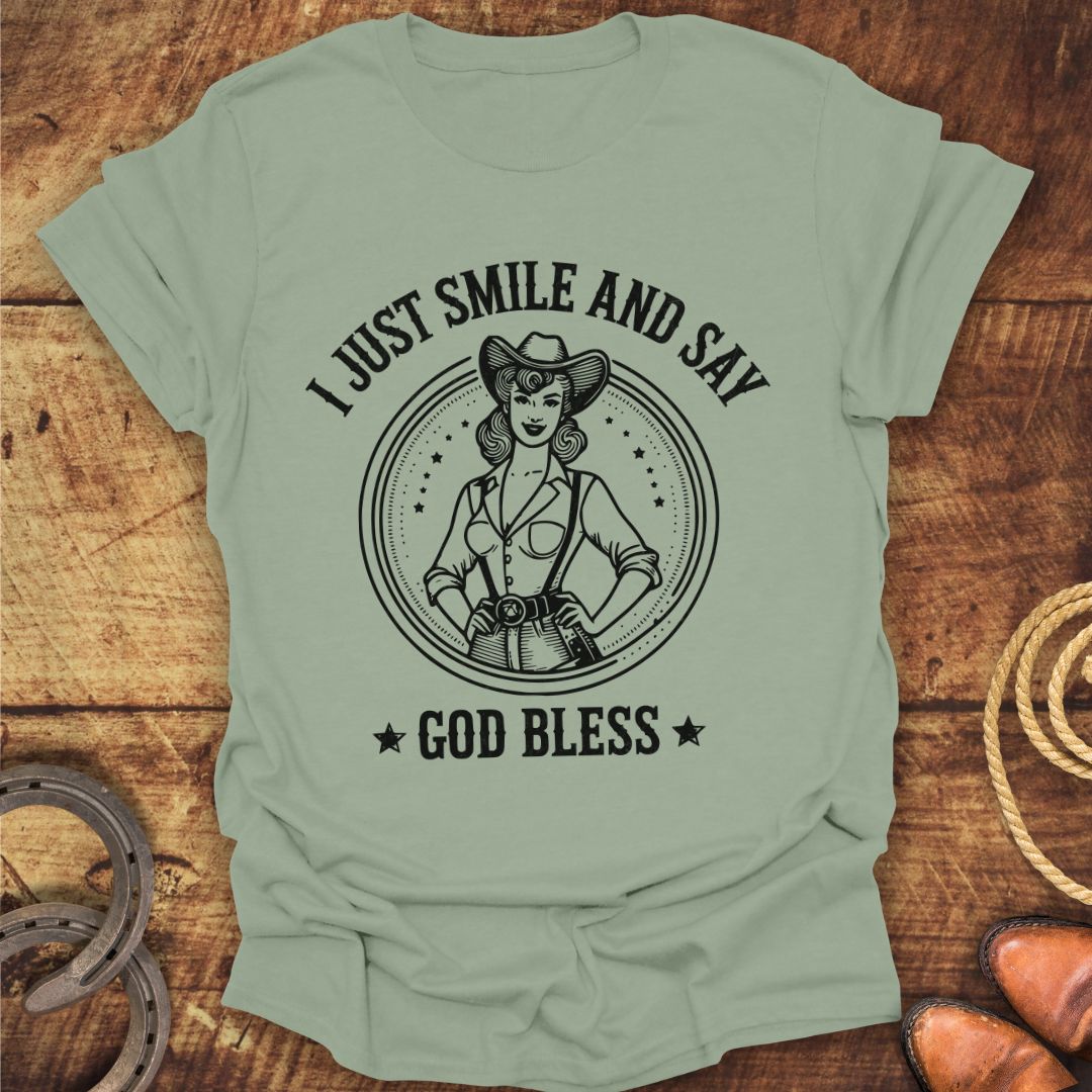 Smile God Bless T-Shirt