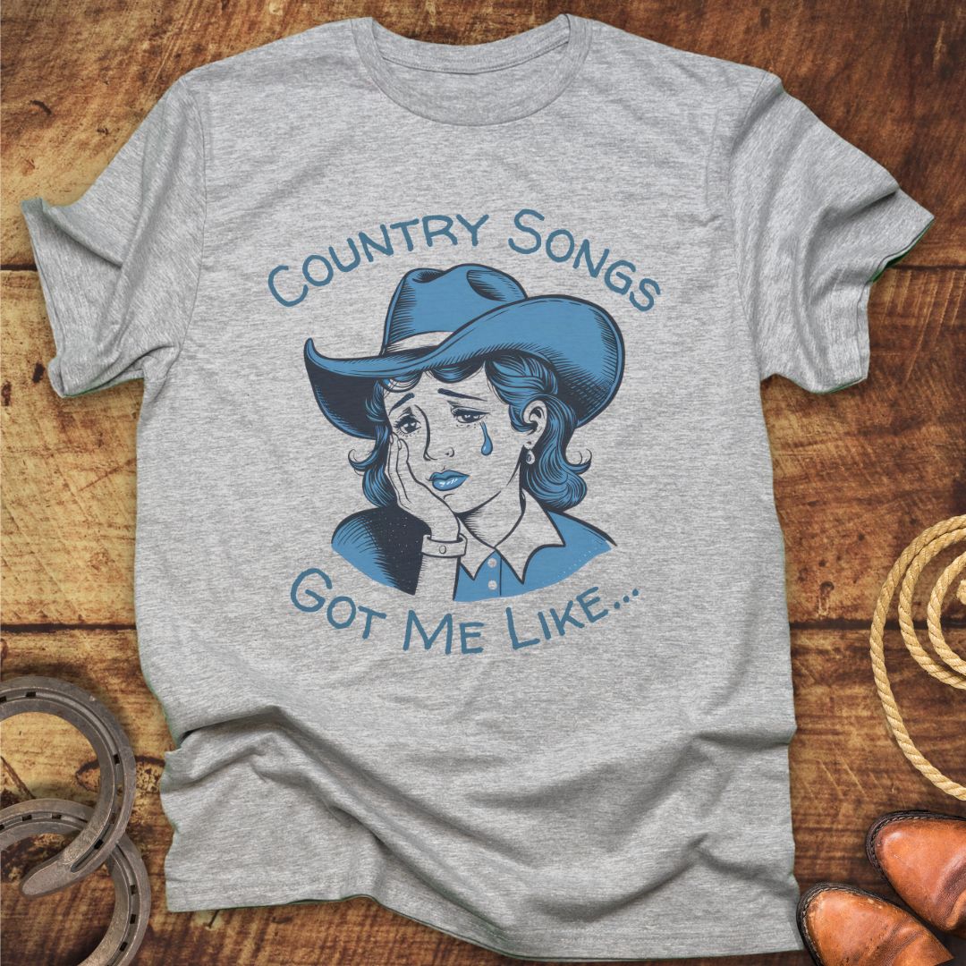 Cowgirl Country Songs T-Shirt