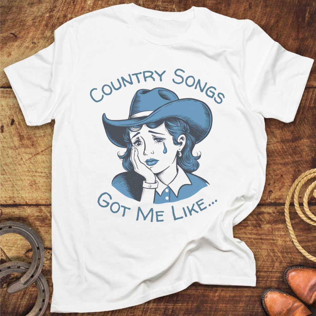 Cowgirl Country Songs T-Shirt